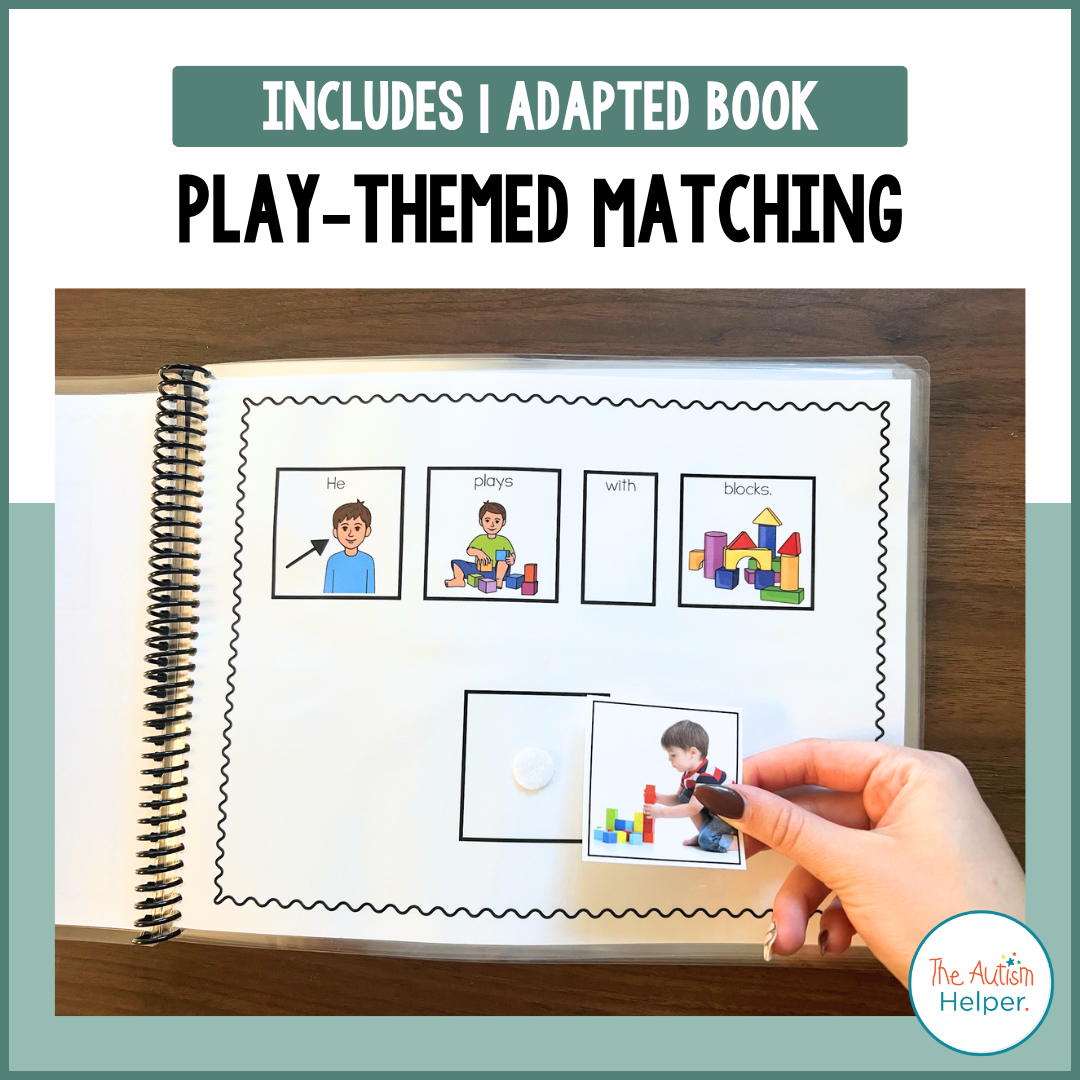 Play Themed Matching Adapted Book