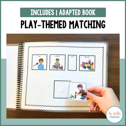 Play Themed Matching Adapted Book