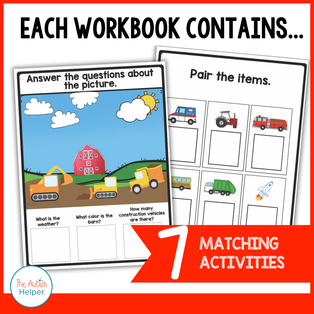 Complex Matching Weekly Workbooks - Transportation