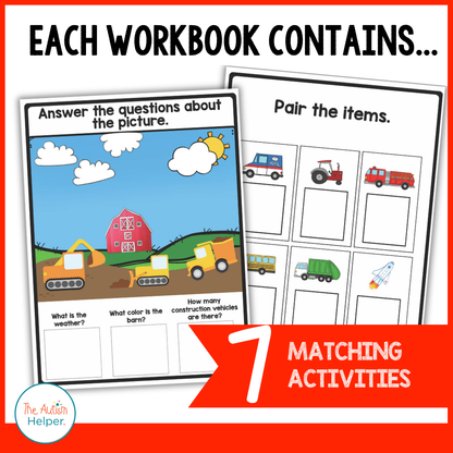 Complex Matching Weekly Workbooks - Transportation