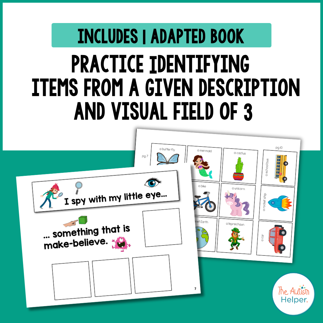 I Spy - Real & Make Believe Adapted Book