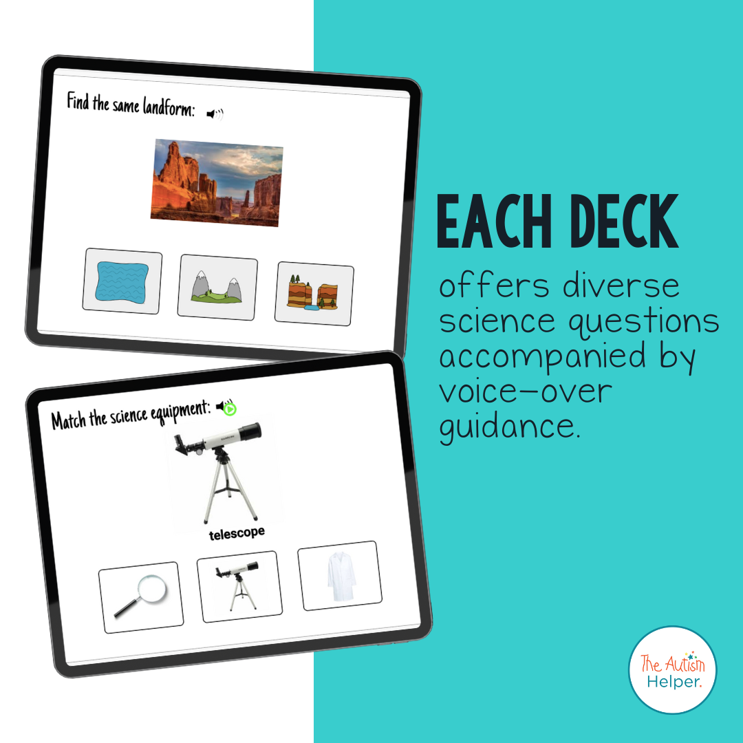 Science Matching Interactive Boom Cards