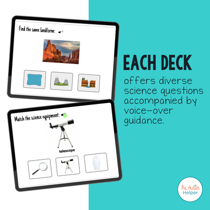 Science Matching Interactive Boom Cards