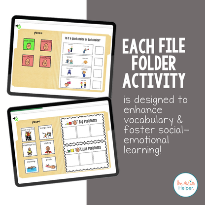 DIGITAL Behavior File Folder Activities