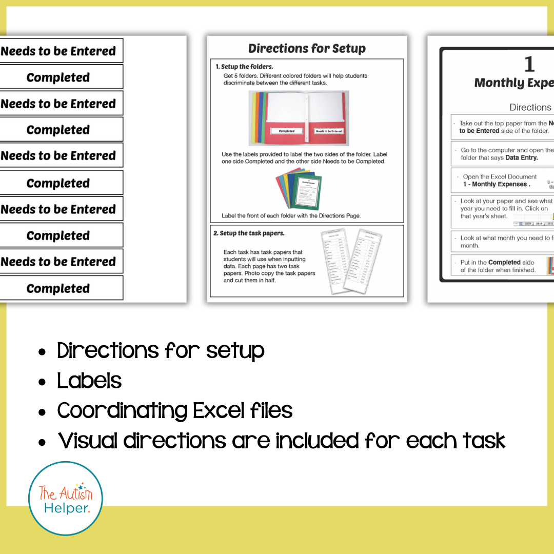 Data Entry Work Tasks