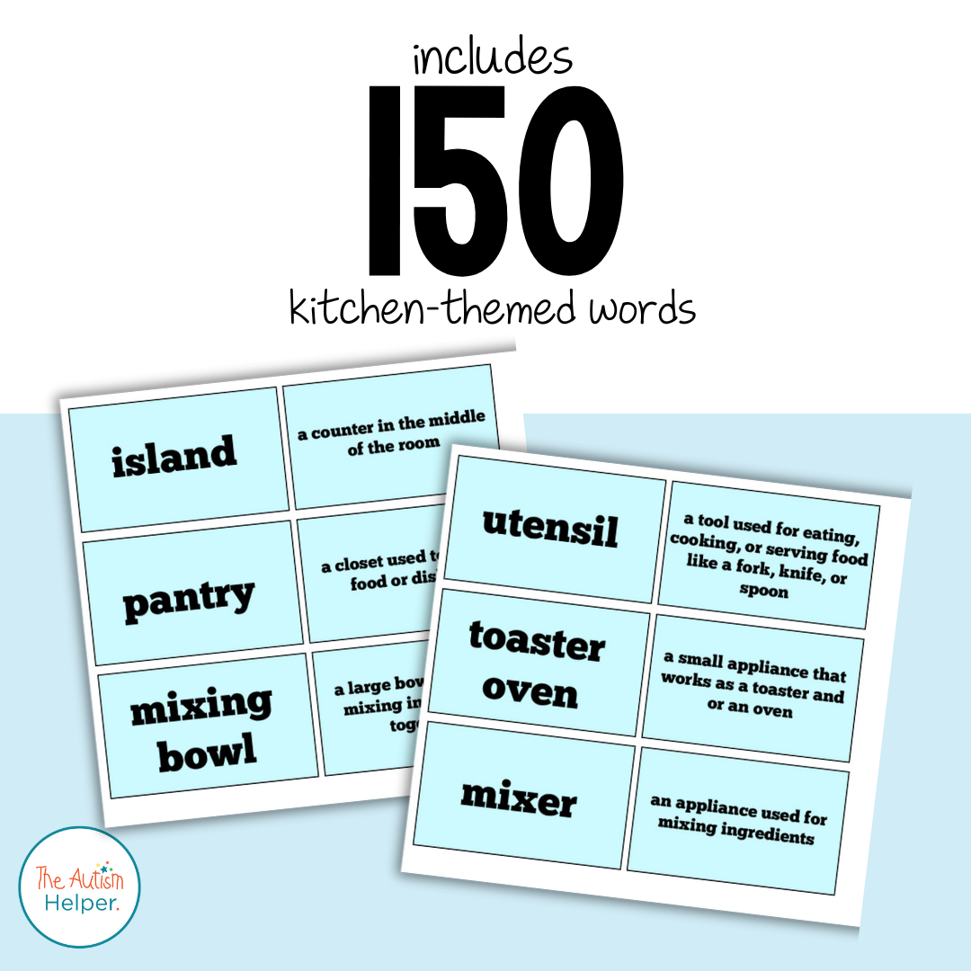 Kitchen Vocabulary Unit