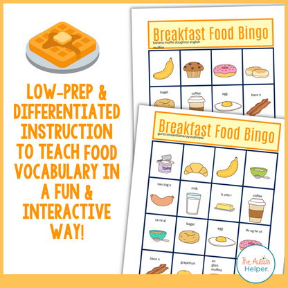 Breakfast Food Bingo