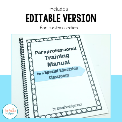 Paraprofessional Training Manual