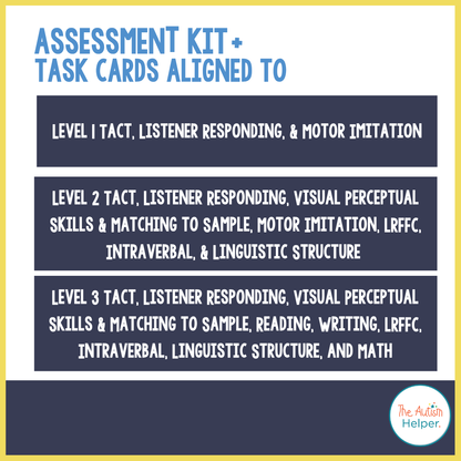 VB-MAPP Mega Bundle {TASK CARDS & ASSESSMENT KIT BUNDLE}