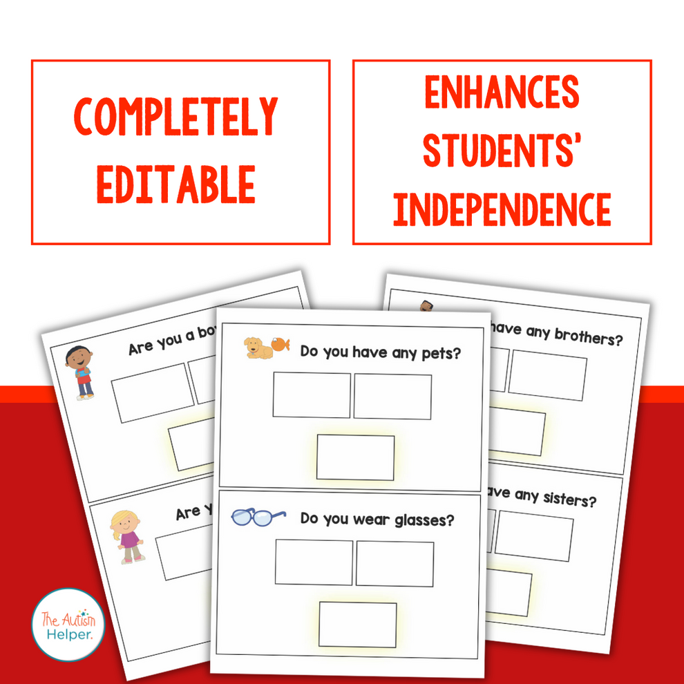 Personal Information Mega Pack {Level 1} – The Autism Helper