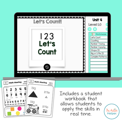 The Autism Helper Math Differentiated Math Meeting Level 1 – The Autism Helper