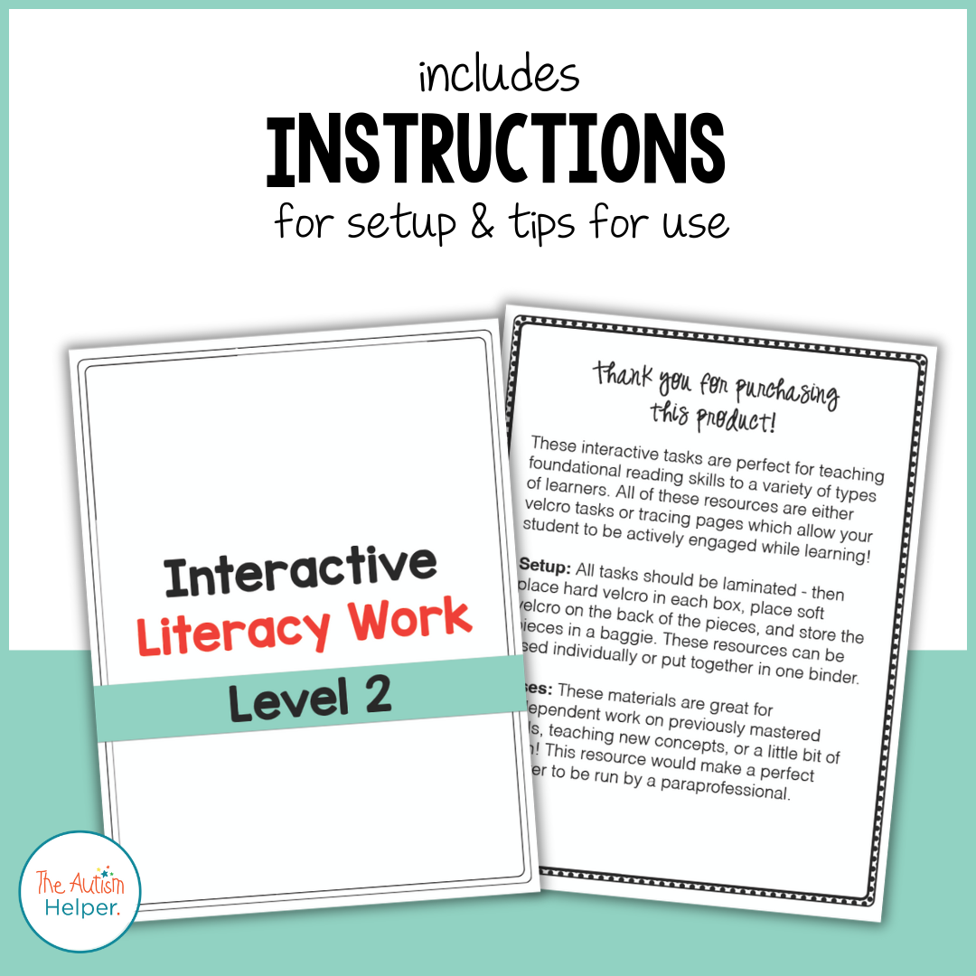 Interactive Literacy Workbook {Level 2}