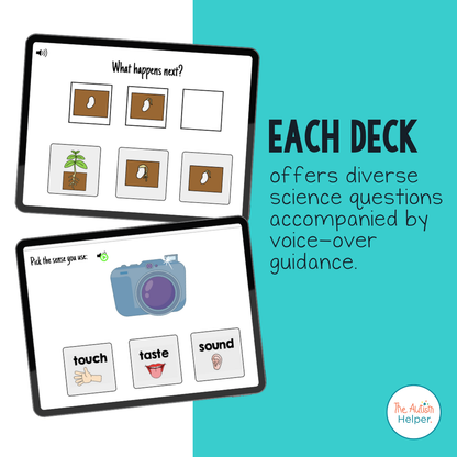 Science Comprehension Interactive Boom Cards