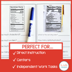 Advanced Work Task Mega Pack – The Autism Helper
