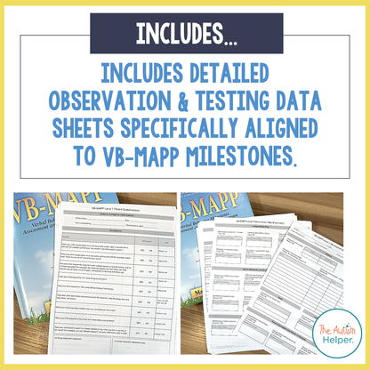 VB-MAPP Data Sheets & Questionnaires