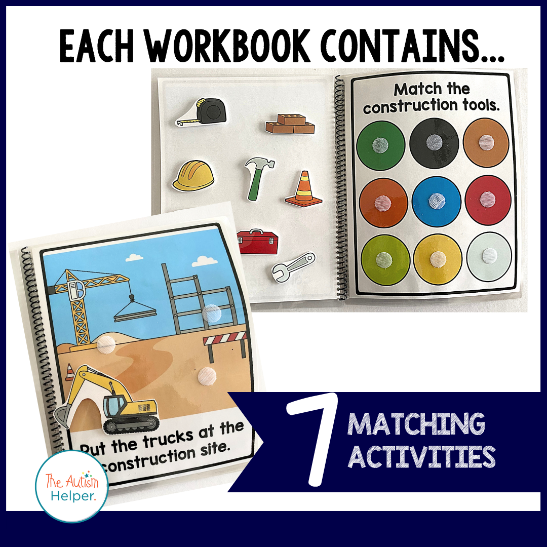 Easy Matching Weekly Workbooks - Community Helpers