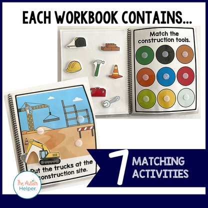 Easy Matching Weekly Workbooks - Community Helpers