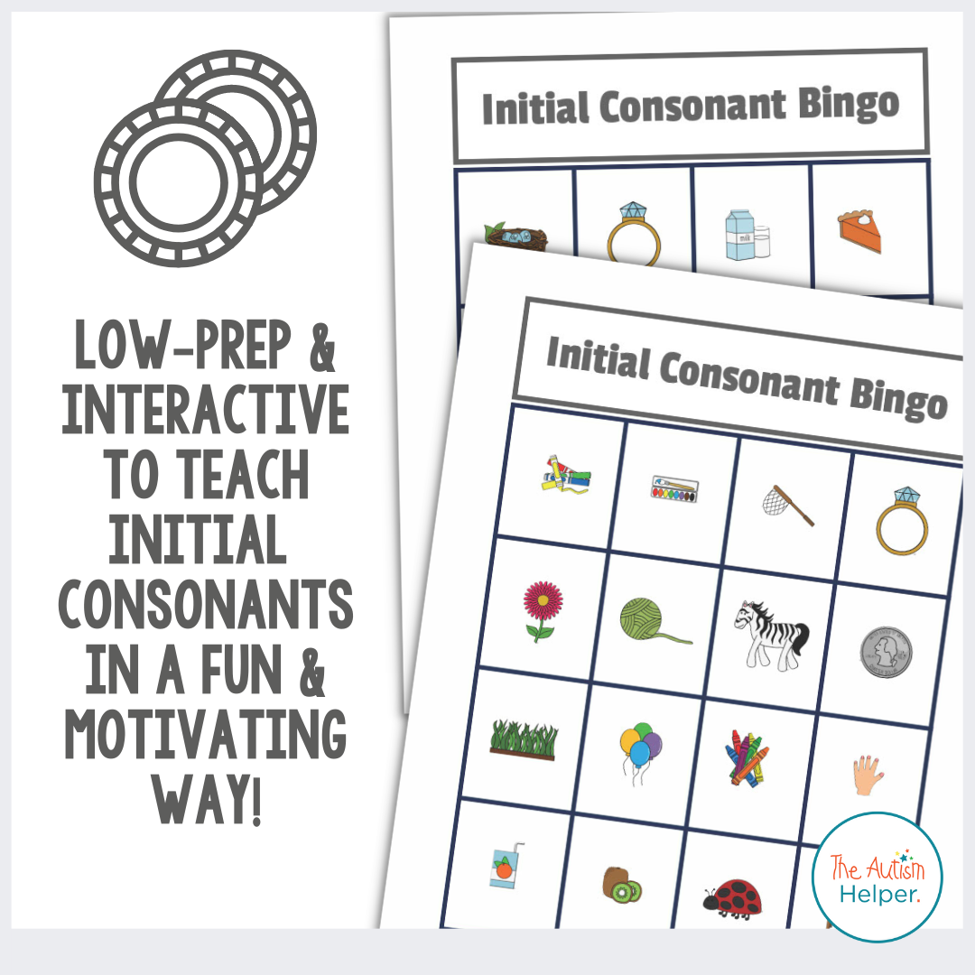 Initial Consonant Bingo