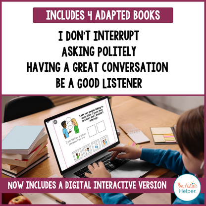 Communication Skills - Social Story Adapted Book Series