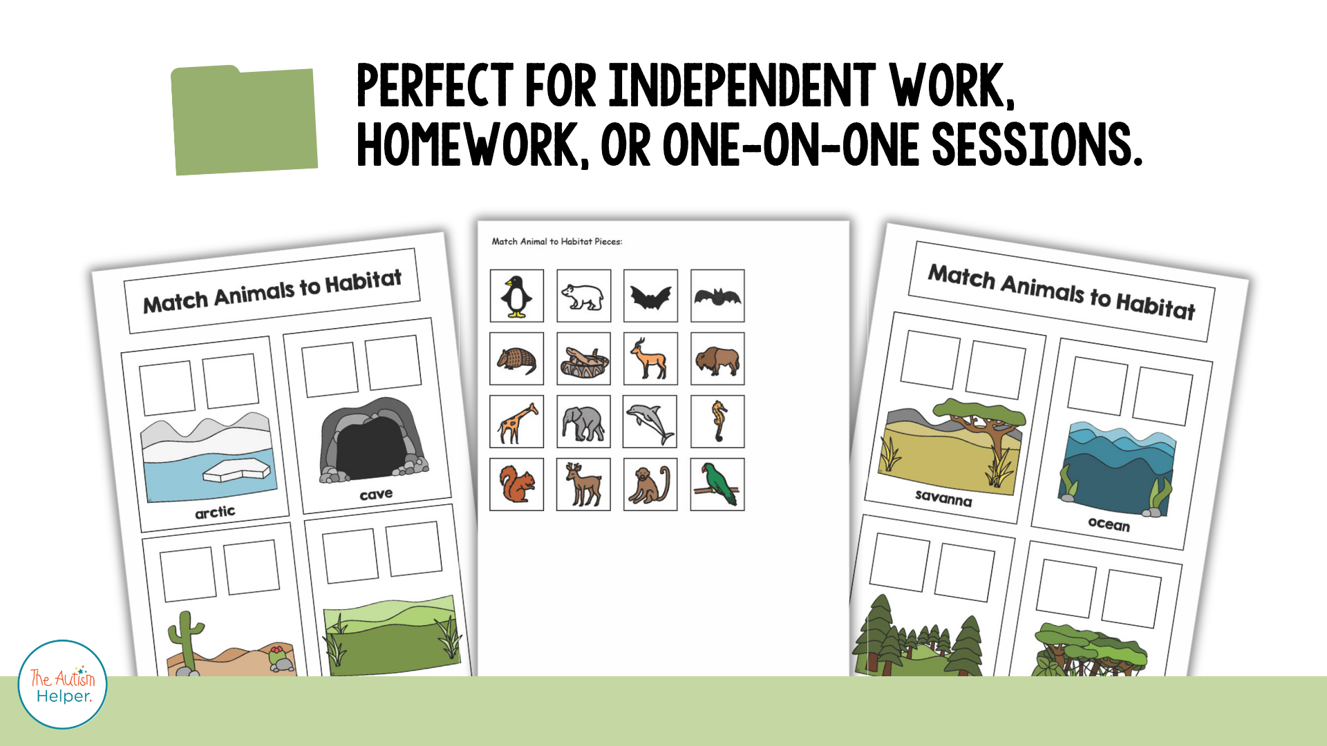 Science File Folder Activities – The Autism Helper