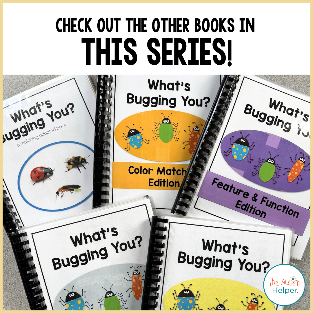 What's Bugging You? Color Matching Adapted Book