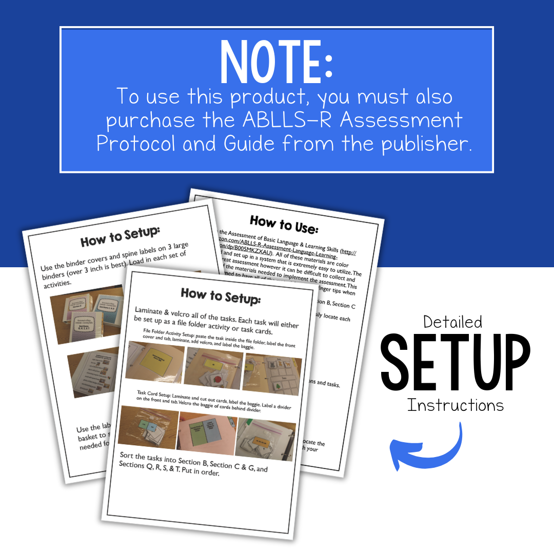 Ablls R6 ABLLS-R Assessment Kit – The Autism Helper