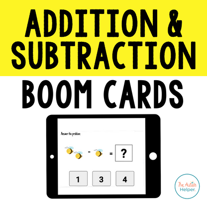 Addition and Subtraction Interactive Boom Cards