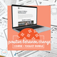 Behavior Change Course and Toolkit Bundle cover with online training and printable behavior tools