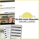 The Data Driven Classroom Course cover with online lesson and data-sheet previews
