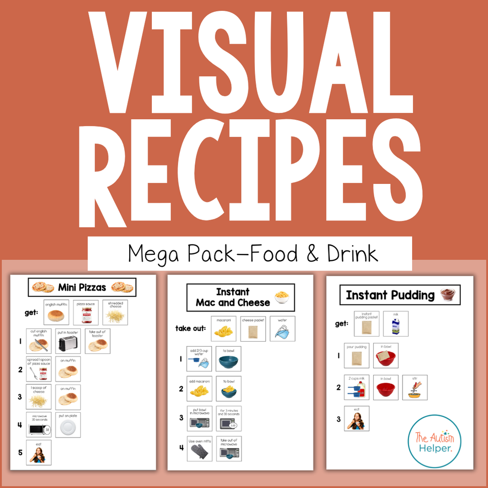 Visual Recipe Mega Pack - Food & Drinks – The Autism Helper