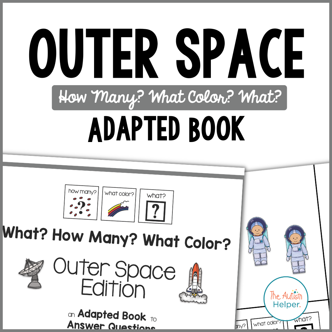 How Many What Color What Adapted Book Outer Space The Autism Helper How many what color what adapted book outer space the autism helper