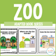 Zoo Animal Adapted Book Series cover featuring three interactive books