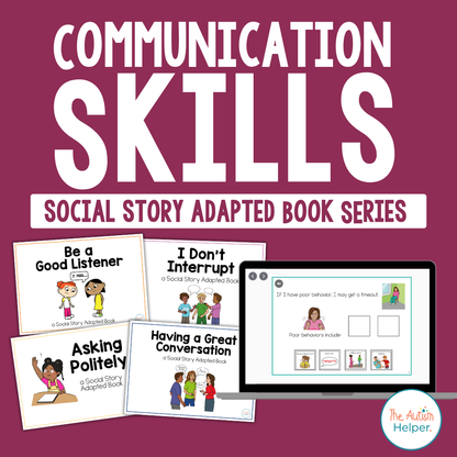 Communication Skills - Social Story Adapted Book Series
