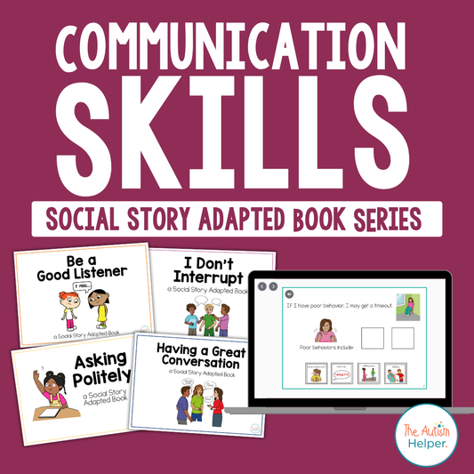 Communication Skills - Social Story Adapted Book Series
