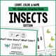 Count, Color, & Name Wh-Question Adapted Book - Insects cover featuring insect counting, color, and vocabulary practice