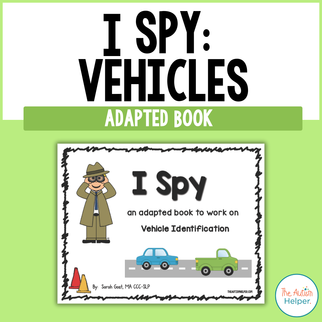 I Spy - Vehicles Adapted Book