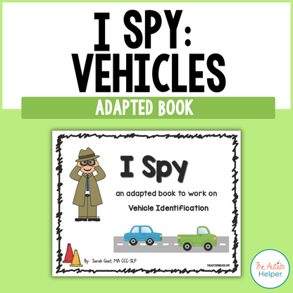 I Spy - Vehicles Adapted Book