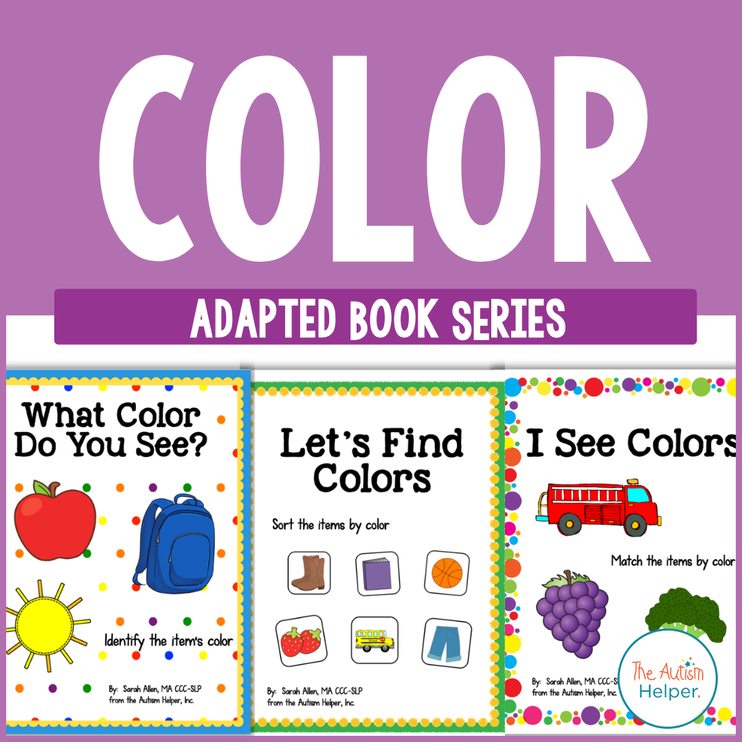 Autism Color Reading Color Adapted Book Series – The Autism Helper