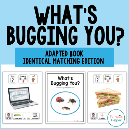 What's Bugging You? Identical Matching Adapted Book