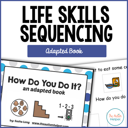 Life Skills Sequencing Adapted Book