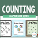 Counting Adapted Book Series cover featuring three number-learning books