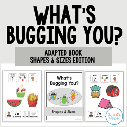 What's Bugging You? Shapes & Sizes Adapted Book