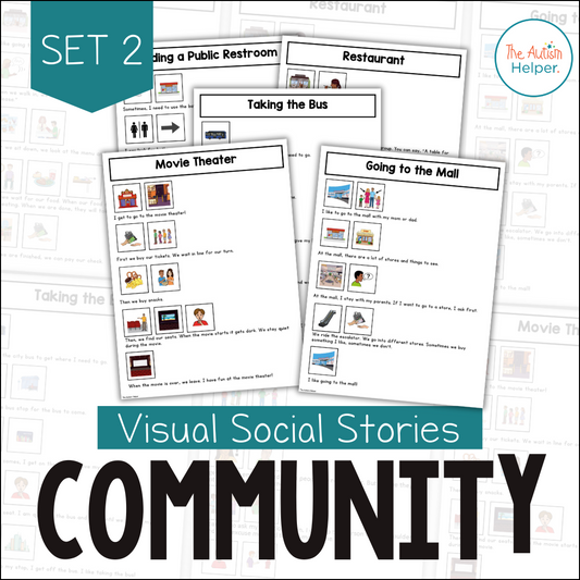 Visual Social Stories: Community Set 2