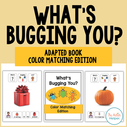 What's Bugging You? Color Matching Adapted Book