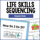 Life Skills Sequencing Adapted Book cover