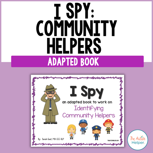 I Spy - Community Helpers Adapted Book