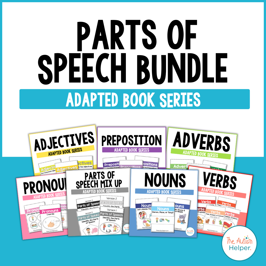 Parts of Speech BUNDLE Adapted Book Series