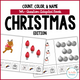 Count, Color, & Name Wh-Question Adapted Book - Christmas cover featuring Christmas counting, color, and vocabulary practice