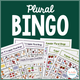 Plural Bingo {Regular Plurals, Irregular Plurals, & Combo}: cover with regular and mixed plural boards and cards