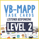 VB-MAPP Task Cards: Listener Responding Level 2 cover for VB-MAPP-aligned skill practice